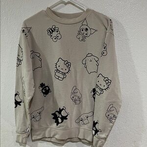 Hello Kitty and Friends Cream Sweater